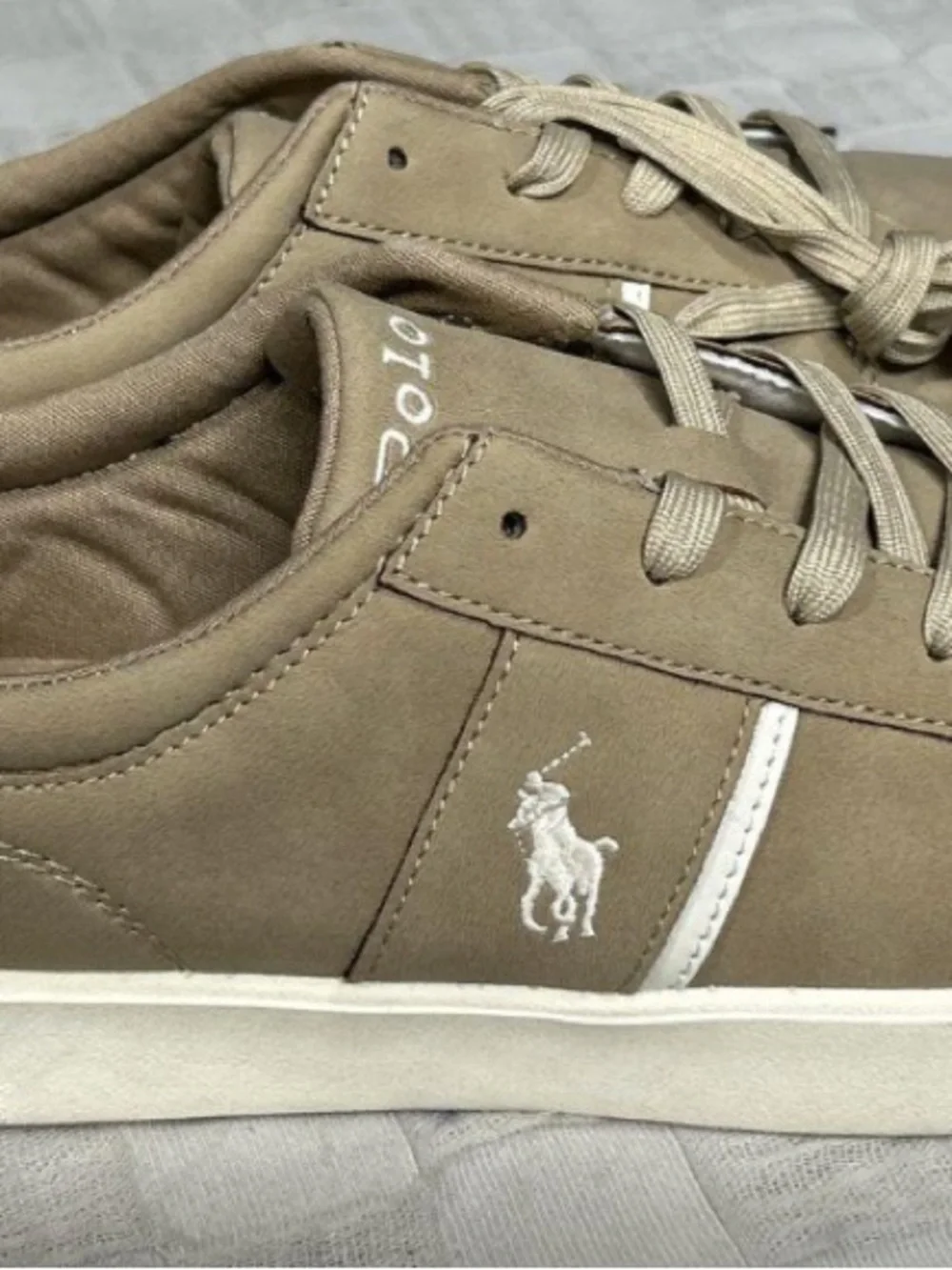 Polo by Ralph Lauren Men's Tan Boat Shoes